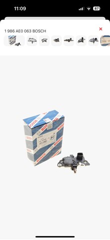 Реле-регулятор генератора, (реле зарядки) F00MA45209 BOSCH