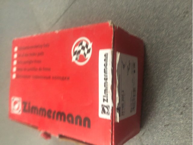 Колодки гальмівні передні, дискові 251602002 ZIMMERMANN