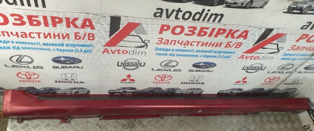 Накладка зовнішня (молдинг) порога, правий 7585153901 TOYOTA