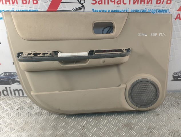 Обшивка внутрішньої ручки дверей, передньої, лівої 809018H801 NISSAN