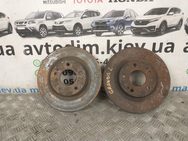 Диск переднього гальма MN116979 MITSUBISHI