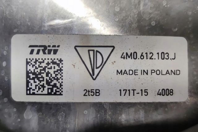 Підсилювач гальм вакуумний 4M0612103 PORSCHE