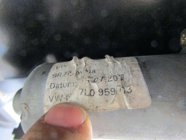 Мотор склопідйомника дверей задніх, лівих 7L0959795 PORSCHE