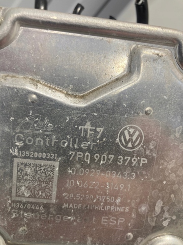 Модуль (блок ЕБУ) управління АБС (ABS) 7P0907379P PORSCHE
