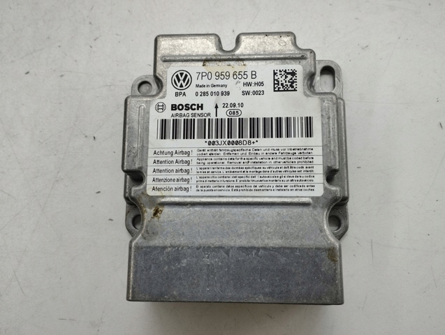 Модуль-процесор управління подушки безпеки 7P0959655B PORSCHE