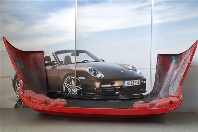 Кожух бампера заднього 94450502300G2X PORSCHE