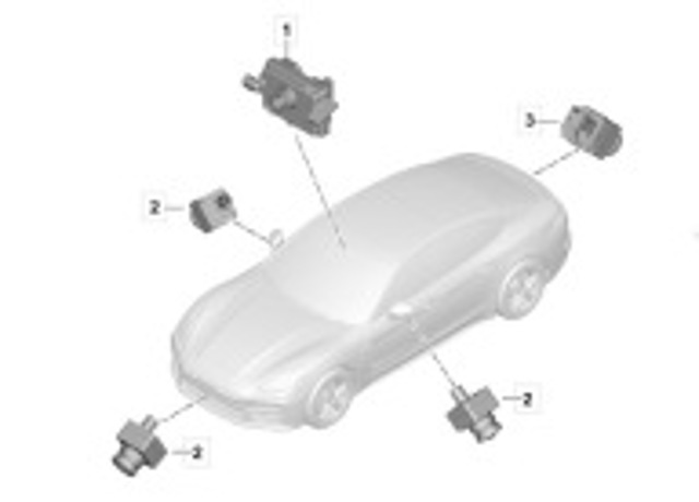 Камера системи забезпечення видимості 95898054601 PORSCHE