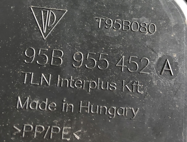 Горловина бачка омивача 95B955452A PORSCHE