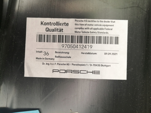 97050412419 Porsche