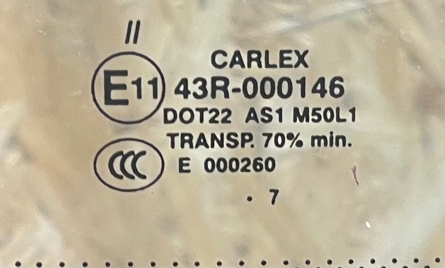 Вітрове скло 971845099R PORSCHE