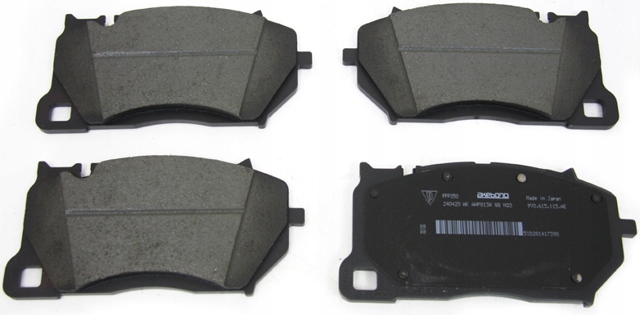 Колодки передні 9Y0698151AQ PORSCHE