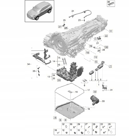 Масло в коробку автомат PAC325330 PORSCHE
