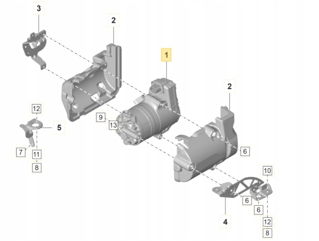 Насос кондиціонера PAD816797A PORSCHE