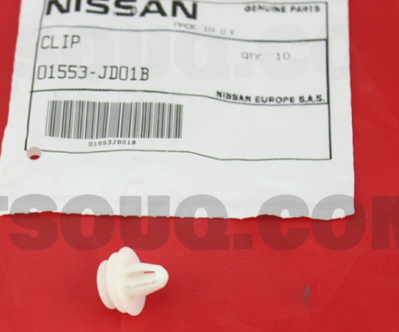 Пістон (кліп) кріплення підкрилки переднього крила 01553JD01B NISSAN