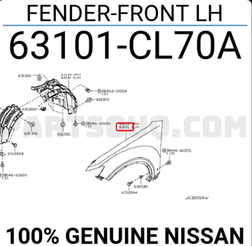 63101CL70A Nissan/Infiniti