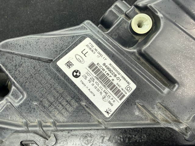 Права блок фара 63117408712 BMW