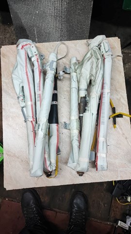 Подушка безпеки, шторка бічна, права, AIRBAG 7030A362 MITSUBISHI
