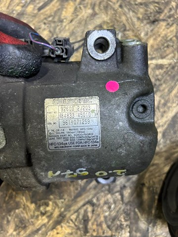 Компресор кліматичної установки 926002J203 NISSAN