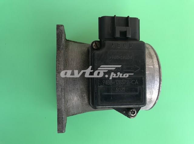 Датчик потоку (витрати) повітря, витратомір MAF - (Mass Airflow) 94BB12B579CA FORD