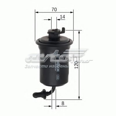 Фільтр-відстійник палива грубої очистки F026403757 BOSCH