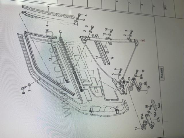 Механізм підйому стекол 191837402 VAG