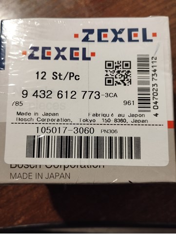 Форсунка вприску палива 1050173060 ZEXEL