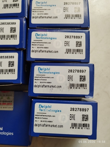 Клапан форсунки 28278897 DELPHI