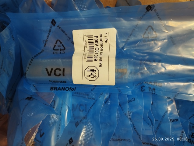 Клапан форсунки F00VC01309 BOSCH