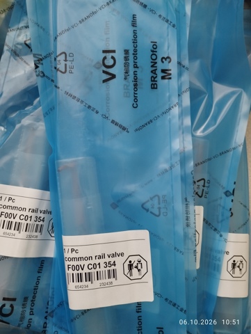 Клапан форсунки F00VC01354 BOSCH