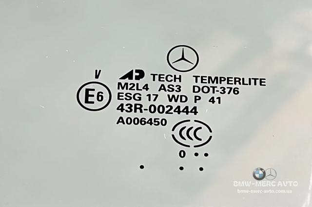 Скло задньої двері лівої A1647350110 MERCEDES