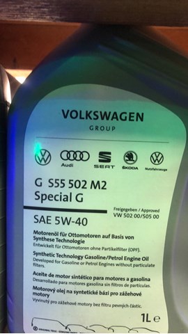 Масло автомобільне GS55502M2 VAG