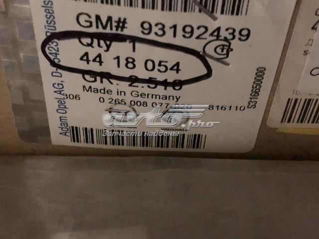 Датчик АБС (ABS) передній 4418054 OPEL