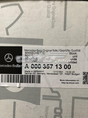 Пильник шарніра кутових швидкостей внутрішній передній A0003571300 MERCEDES