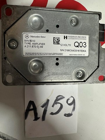 Підсилювач звуку аудіосистеми A2118705189 MERCEDES