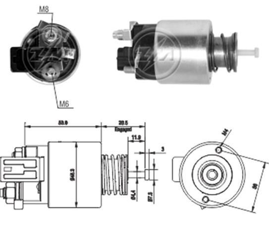 Контактор ZM1261 ZM