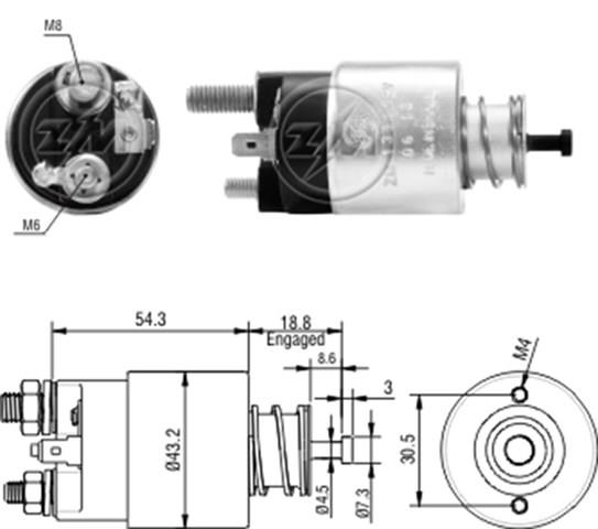 Контактор ZM1391 ZM