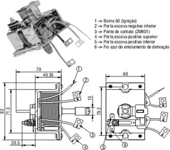 Втягуюче стартера ZM2902 ZM