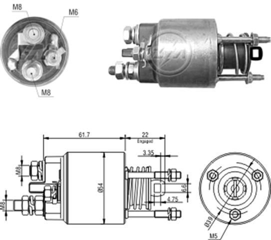 Контактор ZM3595 ZM
