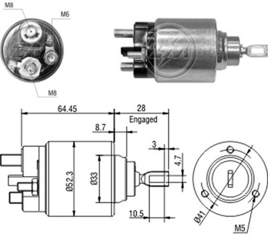 Контактор ZM3710 ZM