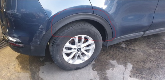 Розширювач/накладка арки заднього крила, правий 87742F1000 HYUNDAI