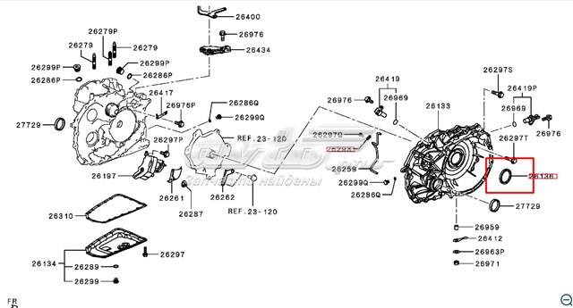 Ремкомплект гідротрансформатора АКПП 2702A006 MITSUBISHI
