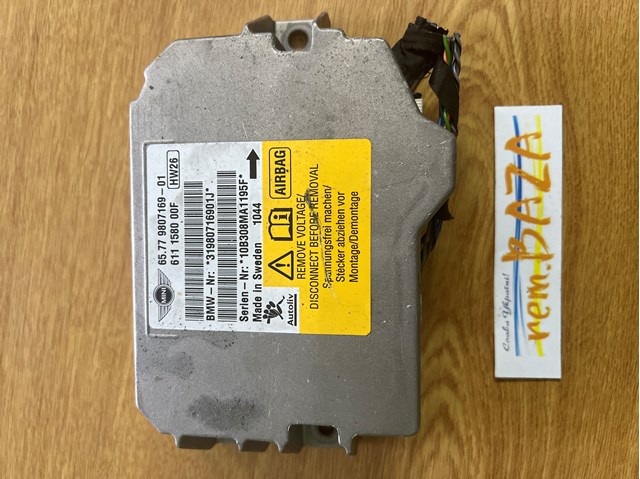 Блок управління airbag 65779807169 BMW