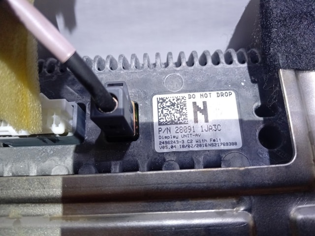 Бортовий комп'ютер 280911JA3C NISSAN