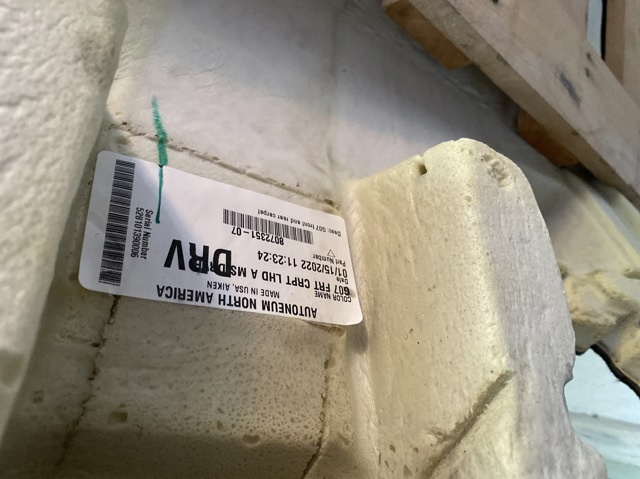 Покриття підлогове салону, переднє 51478072351 BMW