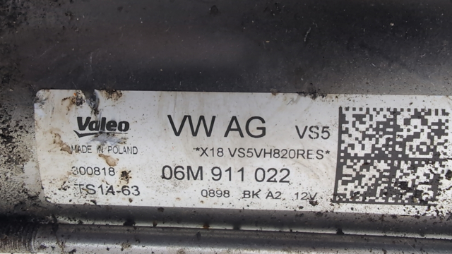 Стартер 06M911022 VAG
