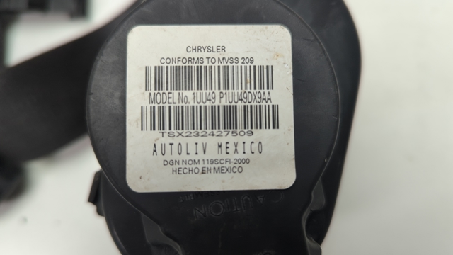 Ремінь безпеки передній лівий 1UU49DX9AB CHRYSLER