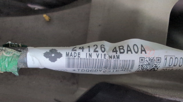 Електропроводка задніх дверей 241264BA0A NISSAN