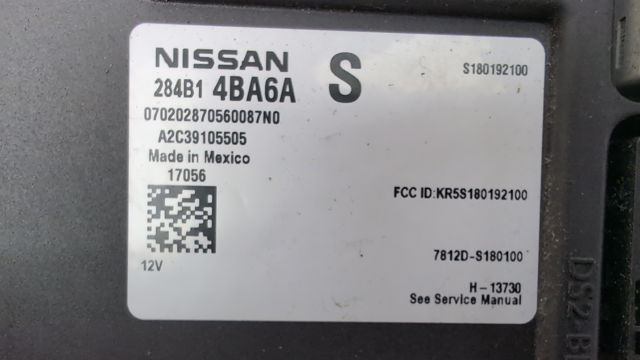 Блок комфорту 284B14BA6A NISSAN