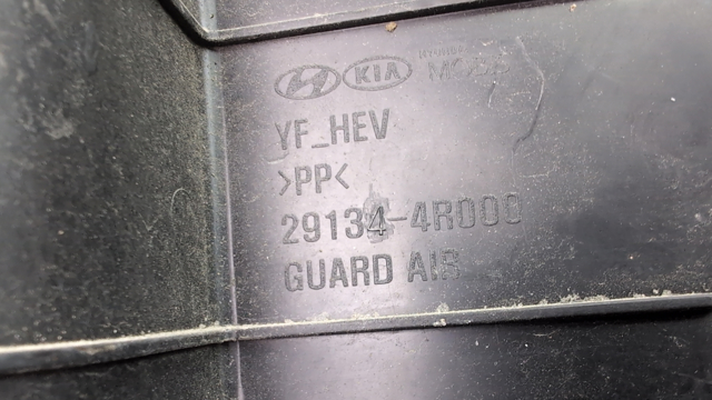 Повітропровід / дефлектор радіатора, правий 291344R000 HYUNDAI
