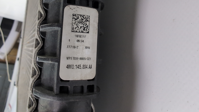 Радіатор охолодження, додатковий 4M0145804AA VAG